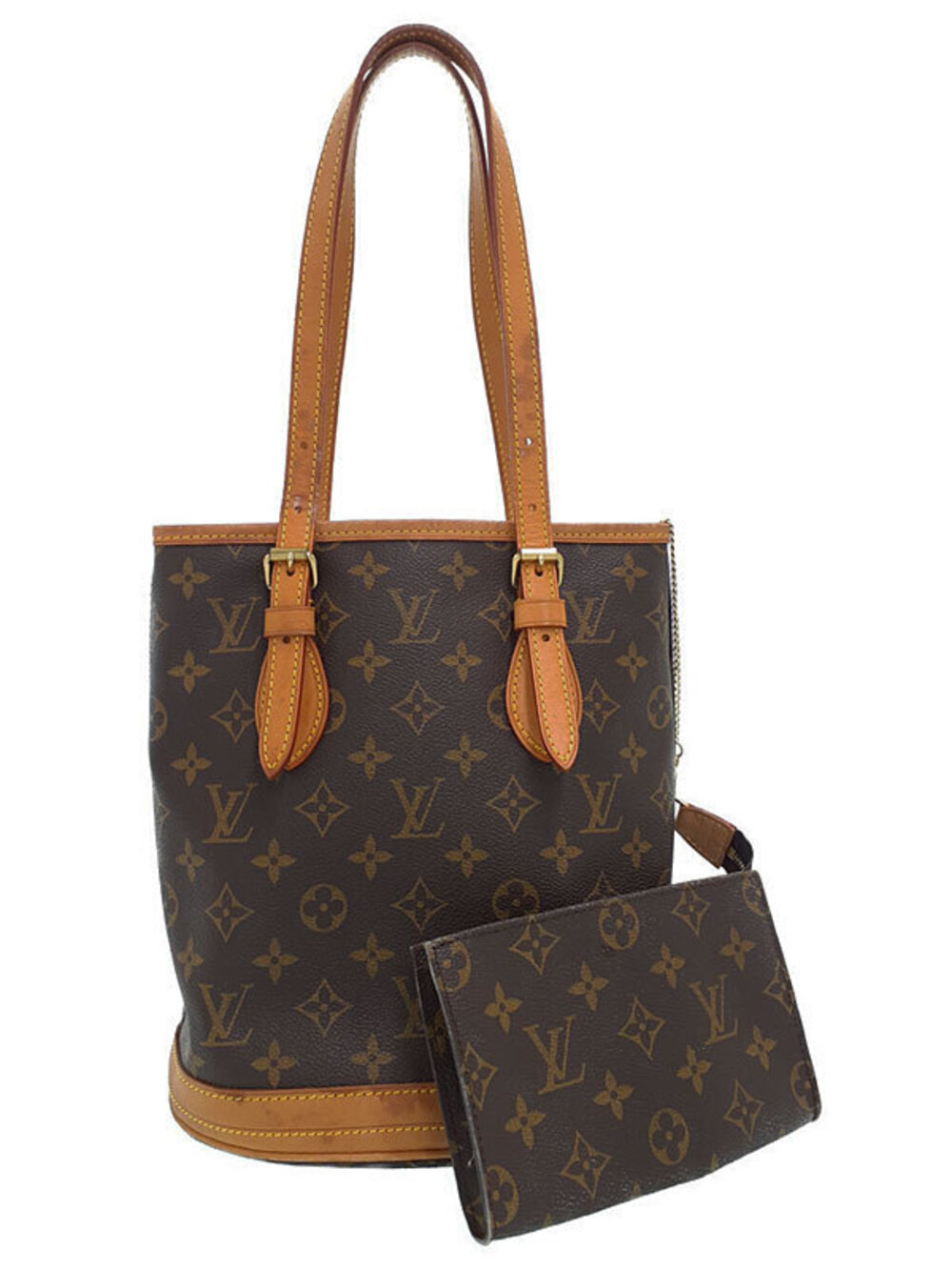 Louis Vuitton Monogram Bucket Shoulder Bag